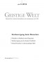 Cover der Zeitschrift Geistige Welt, Heft 5/2014 zum Thema Sterbevorgang beim Menschen