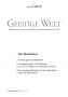 Cover der Zeitschrift Geistige Welt, Heft 3/2015 zum Thema Meditation