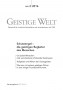 Cover der Zeitschrift Geistige Welt, Heft 2/2016 zum Thema Schutzengel – die geistigen Begleiter des Menschen