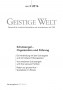 Cover der Zeitschrift Geistige Welt, Heft 3/2016 zum Thema Schutzengel – Organisation und Führung