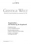 Cover der Zeitschrift Geistige Welt, Heft 4/2016 zum Thema Engelschaften – die Gliederung der Engelswelt