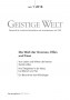 Cover der Zeitschrift Geistige Welt, Heft 1/2018 zum Thema Welt der Gnomen, Elfen und Feen