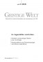 Cover der Zeitschrift Geistige Welt, Heft 5/2020 zum Thema Im Jugendalter verstorben