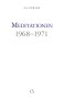 Cover des Buches Meditationen 1968 bis 1971 von Medium Beatrice Brunner