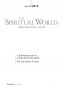 Cover of the Journal The Spiritual World, Issue 3/2019