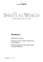 Cover of the Journal The Spiritual World, Issue 4/2020 on the Theme of Meditation