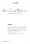 Cover of the Journal The Spiritual World, Issue 5/2020 on the Theme of Health