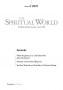 Cover of the Journal The Spiritual World, Issue 2/2021 on the Theme of Animals