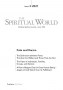 Cover of the Journal The Spiritual World, Issue 3/2021 on the Theme of Fate and Karma