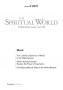 Cover of the Journal The Spiritual World, Issue 4/2021 on the Theme of Music